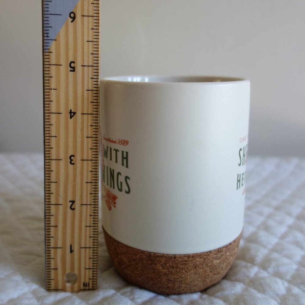 ORE x USA Est. 1889 Ceramic Coffee Mug Cork Bottom – She Flies with Her Own Wing - Picture 2 of 5